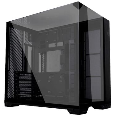Корпус Lian Li O11 Vision Compact для ігрового ПК ATX білого кольору - Midi Tower з Tempered Glass, підтримка відеокарт до 408 мм та радіаторів до 360 мм, білий корпус з сталі та алюмінію, чорне загартоване скло