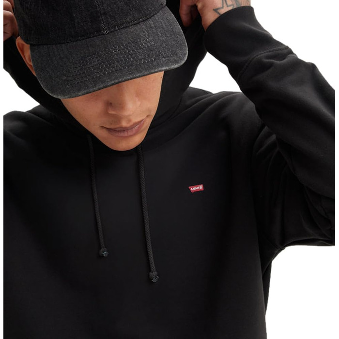 Чоловічий худі-світшот Levi's, розмір XL, колір Mineral Black
