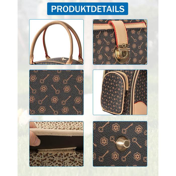 Транспортна сумка для собак та котів, 42 x 18 x 31 см, до 4 кг, для подорожей