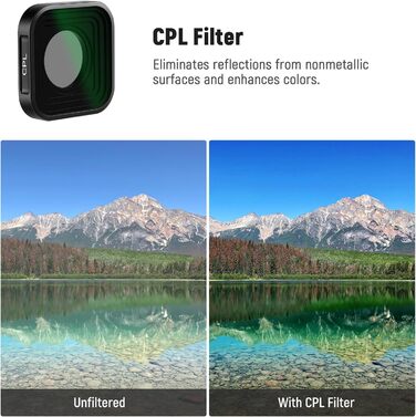 Набір фільтрів ND NEEWER (6 шт.) з лупою 15x для макрозйомки, ND8, ND16, ND32, CPL + об'єктив для GoPro Hero 13/12/11/10/9, FL-GP25