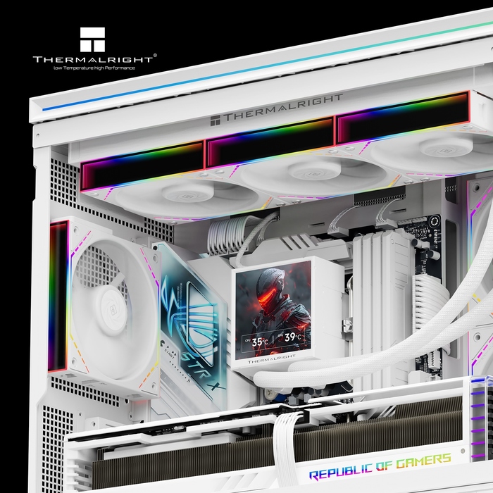 Рідинне охолодження AIO Thermalright Peerless Vision 360 ARGB 3x120мм, біле