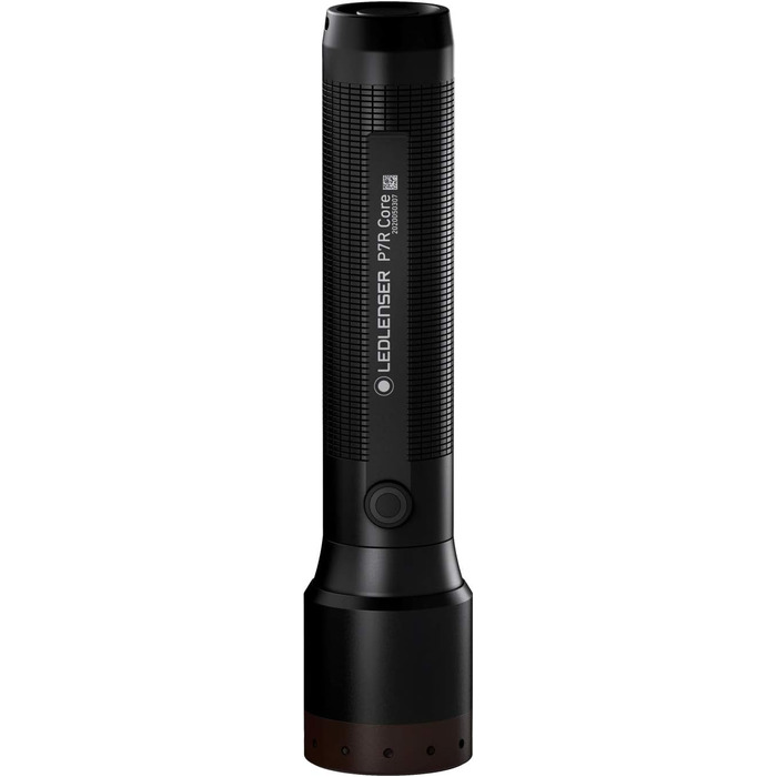 Ledlenser Headlamp, Black & 502178 P5R Core, LED Flashlight, 500 Lumens, Beam Distance 250 Meters, Constant Light, Runtime 25 Hours, Focusable, Waterproof, 1 pc. P7R Core Bundle with Flashlight P5R