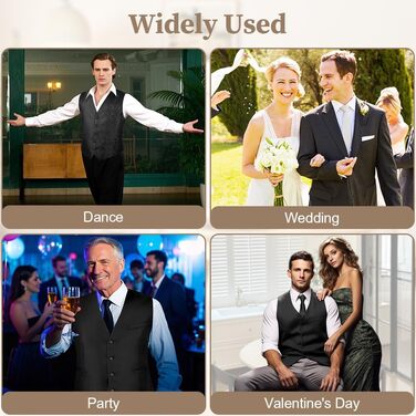 Чоловічий жилет 3шт. Комплект: жилет, краватка, нагрудна хустинка. Пазлі, квіти, жаккард, вінтаж, класика. Розміри M~XL