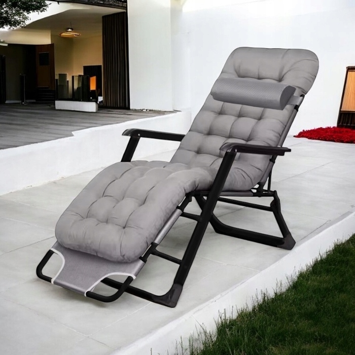 Шезлонг металевий багатоколірний Ideal Garden
