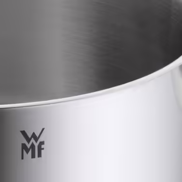 WMF Diadem Plus Induction Cookware Set, 5-Piece, Cookware Set with Glass Lids, Polished Cromargan Stainless Steel, Induction Cookware Set Uncoated, 5-Piece (including saucepan)