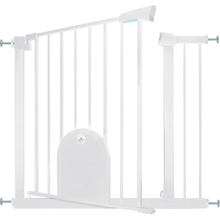 Захист для сходів HENGMEI: металеві ворота для дітей без свердління, автоматичне закриття, 85-95 см