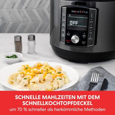 Instant Pot Pro Crisp 11-in-1 Electric Multi-Cooker – Pressure Cooker, Air Fryer, Slow Cooker, Steamer, Grill, Dehydrator, and Sous Vide Machine – Black Stainless Steel, 1500 W, 7.6 L, Black 7.6 Liter Pro Crisp + Air Fryer