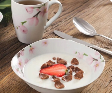 Обідній сервіз VEWEET ANNIE, порцеляновий набір на 12 осіб, 100 предметів