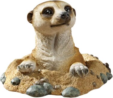 Design Toscano Kalahari Meerkat Figures, Dimensions: 21.5 x 10 x 16.5 cm