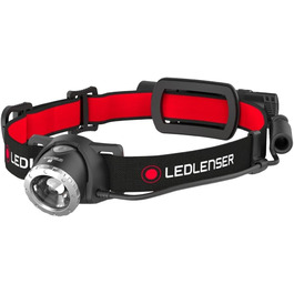 Налобний ліхтар Ledlenser H8R, 600 люмен, LED, акумуляторний, до 120 годин, червоне світло, у коробці