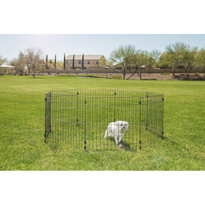 Клітка для собак IRIS, 61 см, чорна, 24 дюйми