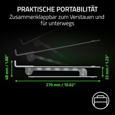 Підставка для ноутбука Razer Adjustable - Регульована, для екранів до 18