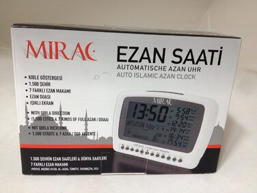 Годинник MIRAC AZAN із азаном для 2000 міст, настільний