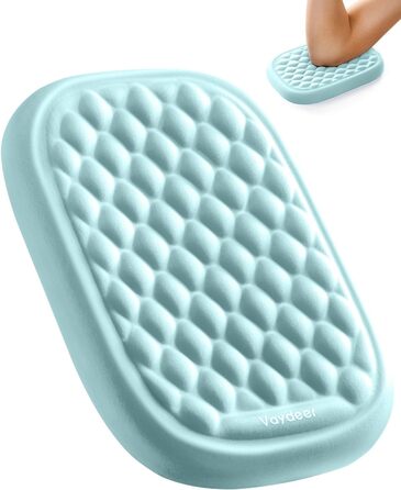 Підставка для зап'ястя VAYDEER під клавіатуру з підлокітником з Memory Foam - для комфортної роботи за комп'ютером (Світло-сіра, 1 шт.)