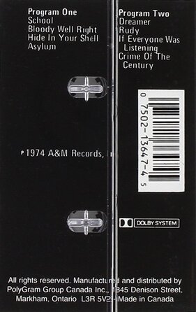 Supertramp - Crime of the Century [Вінілова платівка LP]