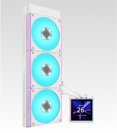 Система рідкого охолодження Lian Li Hydroshift II LCD-S 360CL 3x120мм Intel/AMD, Біла
