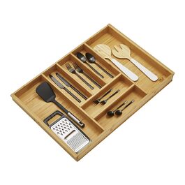 Органайзер для столових приборів Orga-Box BAMBUS, 10 відділень, для Blum Tandembox/Antaro, 819x473 мм (90 см шафа), сумісний з Wellmann, Alno та іншими кухнями