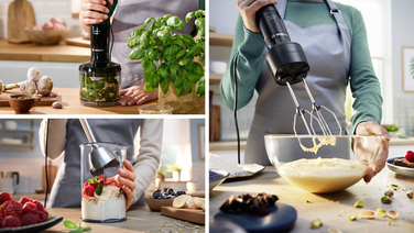 Занурювальний блендер Bosch MSM4B624, 1000 Вт, чорний