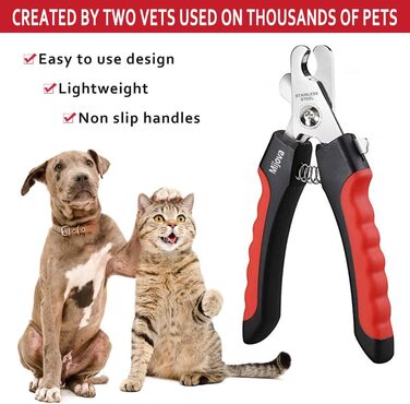 Професійний кусачок для нігтів собак та котів з захистом, рожевий