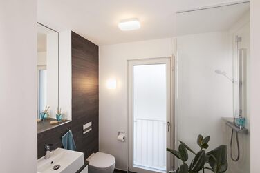 LEDVANCE Smart LED Bathroom Lamp white, 1200LM, 3000-6500K, 300mm x 70mm, IP44, Orbis Bath Bathroom Light with Wifi Technology, dimmable, controllable via App and Voice Assistants (White, 28 x 10 cm, Aqua)