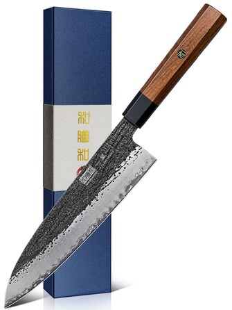 Професійний японський кухонний ніж Шеф (Gyuto) HOSHANHO, 20 см, сталь високої якості