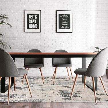 Килимок з коротким ворсом для вітальні: абстрактний дизайн, великий, м'який, неслизький, сірий, декор для вітальні, спальні, їдальні (120x160 см, 200x300 см, прямокутний, бежевий/багатобарвний)