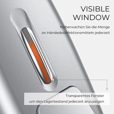 Настінний диспенсер для мила та гелю для душу (9088-Сірий)