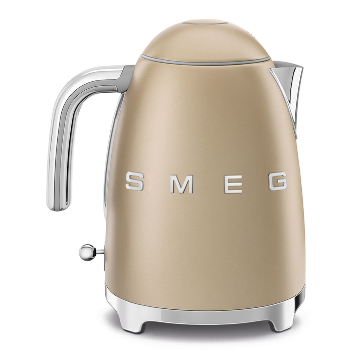 Електричний чайник Smeg KLF03CHMEU, 2400 Вт, 1,7 л, жовтий/золотий