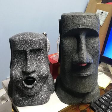 Tissue Box, Easter Island Tissue Holder, Cosmetic Tissue Box for Kitchen Bathroom Bedroom Face Portrait Tissue Box Snot Type Container Holder