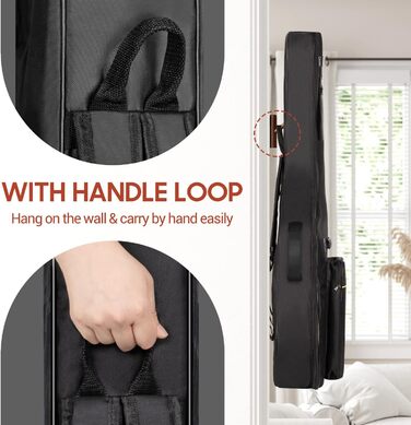 Чохол для акустичної гітари Cahaya Gig Bag: водонепроникний, з підкладкою, рюкзак для гітари 39/40/41 дюймів