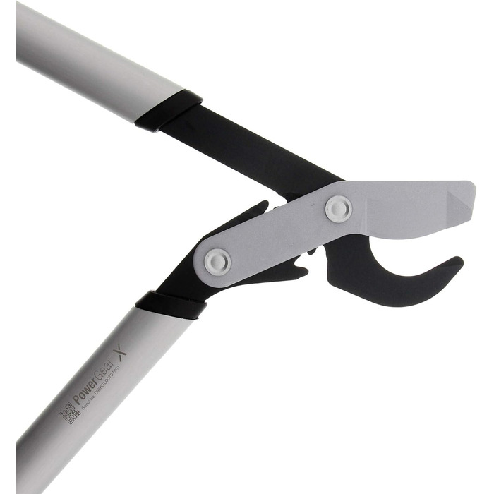 Fiskars PowerGear X Bypass Pruning Shears for Fresh Wood, Non-Stick Coated, Hardened Precision Steel, Length: 80 cm, Black/Orange, LX98-L, 1020188