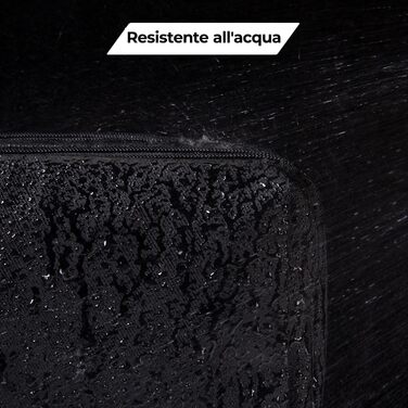 Чоловіча туалетна косметичка BAGSART для подорожей, 5L, темно-сіра (Basic, шкіряна фольга)