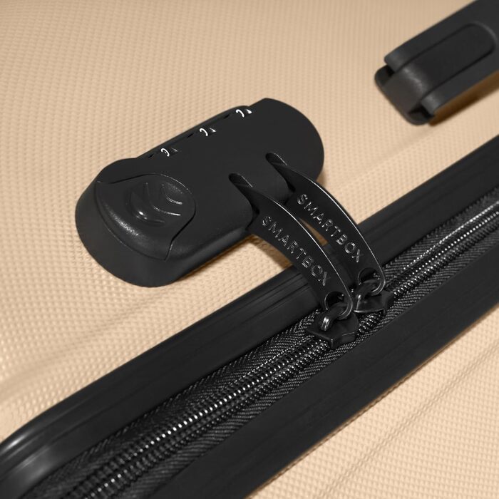 Набір валіз Smartbox Hartschalen Edition 03 (3 шт.) | ABS, тауп | З замком та колесами | Для жінок та чоловіків