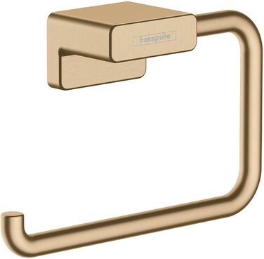 Hansgrohe AddStoris Toilet Paper Holder - Wall Mounted Tissue Holder - Brushed Bronze Finish