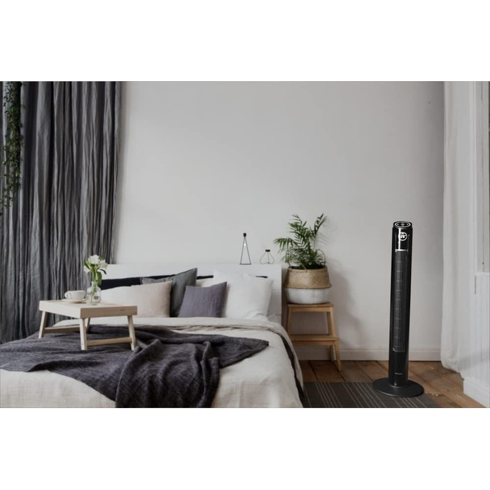 Вентилятор Tower CF2203 з пультом, таймером, очищувачем повітря та LED дисплеєм - Чорний