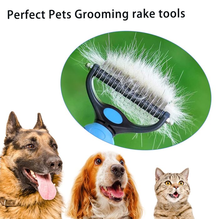 Щітка для вичісування підшерстка собак та котів, професійна для видалення ковтунів та шерсті
