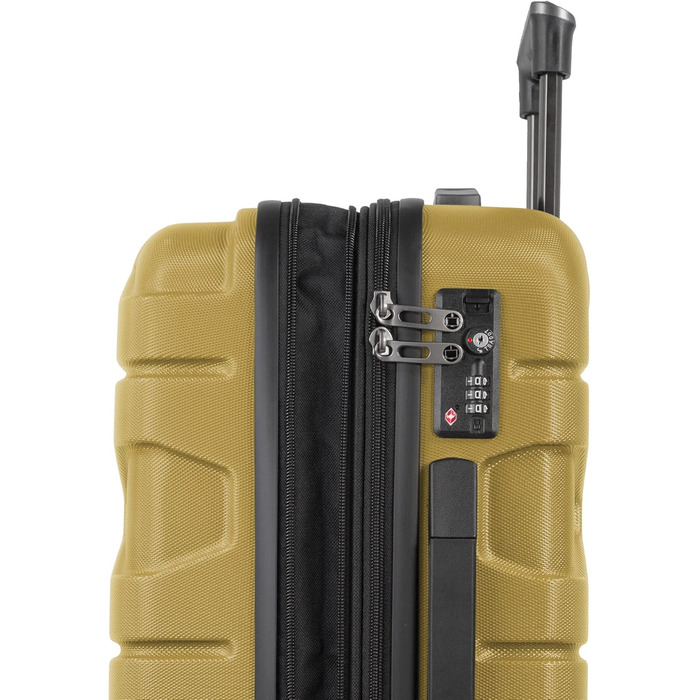 Чемодан X-Kölln 2в1 (S & L) з TSA замком, 76 см, матовий (Золото Осені)