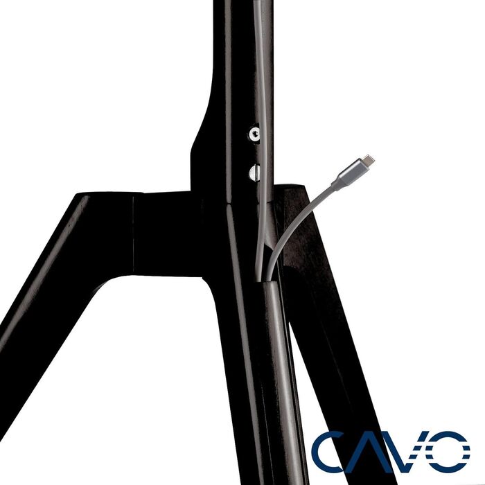 Настінне кріплення для телевізора CAVO Motion 32-70 дюймів, до 45 кг, VESA 400x400, поворотне, чорне