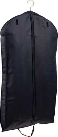 Tuva Tuva Inc. Breathable Faux Fur Coat & Suit/Dress Garment Bag, 152.4 cm, with Handles, Black