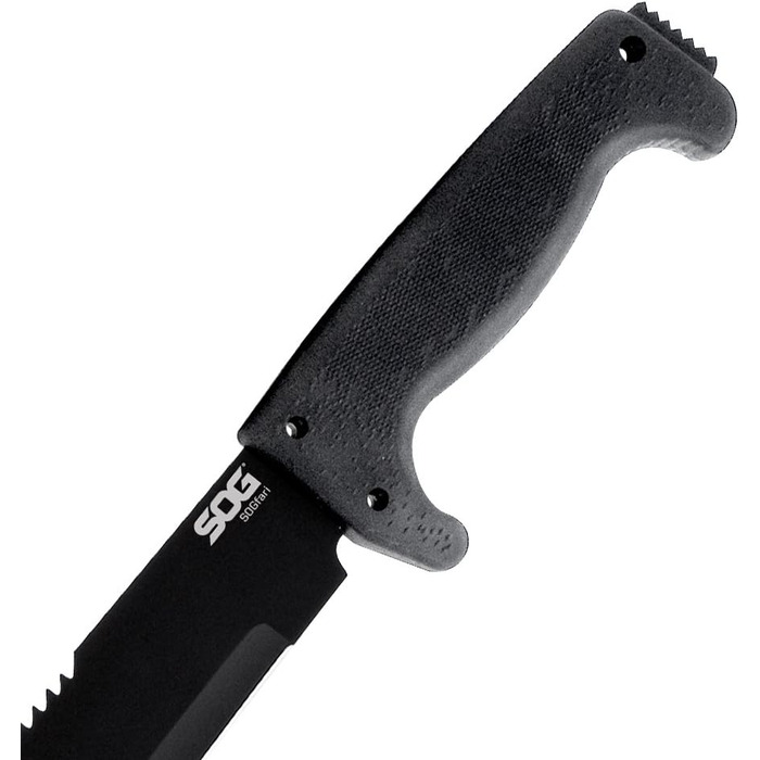 SOGFari 18 in. Machete, Black Kraton Handle, Black Blade