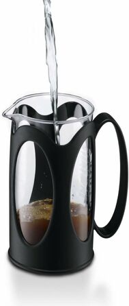 Bodum Kenya: Френч-прес для кави, 500 мл, 4 чашки, з боросилікатного скла та нержавіючої сталі, миється в посудомийній машині, Made in Portugal, чорний