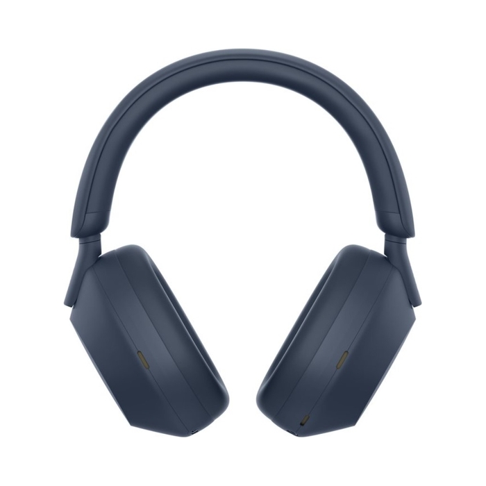 Бездротові накладні навушники Sony WH-1000XM5 з активним шумопоглинанням (ANC), сині