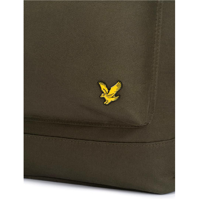 Чоловічий рюкзак Lyle & Scott 17 л, оливковий, міцний матеріал, відділення для ноутбука