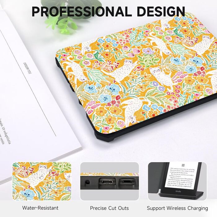 Чохол для Kindle 11 (2022-2024) Fancity: PU-шкіра, TPU, з петлею, авто-сон/пробудження, 6