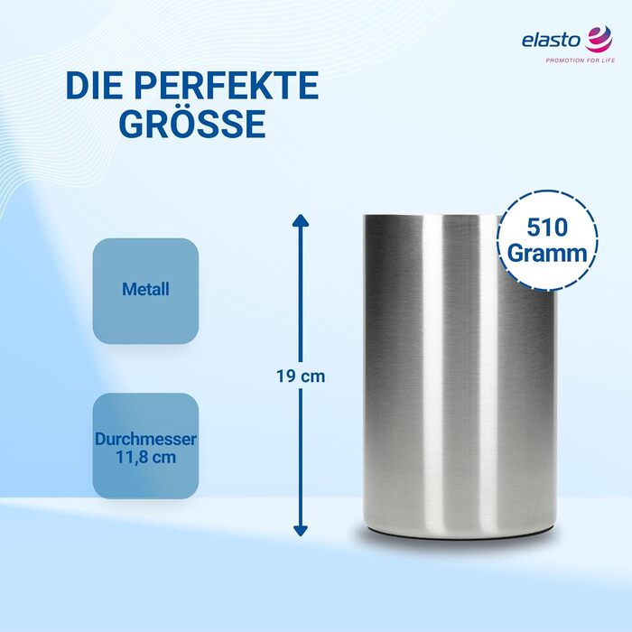 Охолоджувач для пляшок 'Chill' - двостінний сталевий охолоджувач для вина, шампанського, пива - подарунок для любителів вина, 2 шт., сріблястий