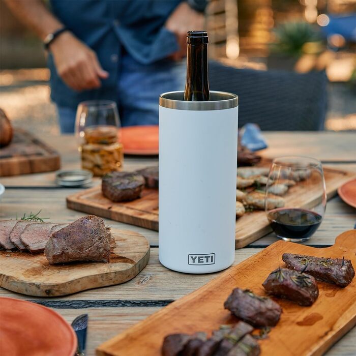 YETI Rambler Wine Chiller - Stainless Steel Insulated Wine Cooler