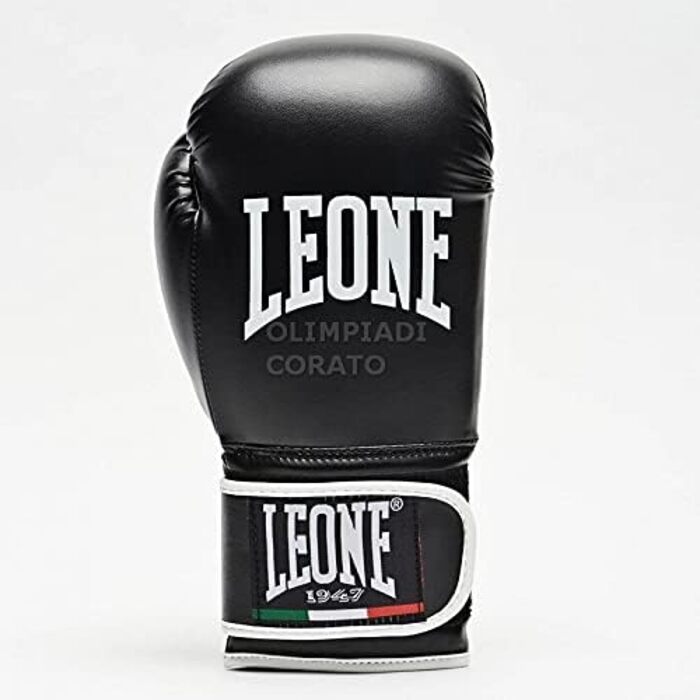 Боксерські рукавички Leone Flash-Box, чорні, унісекс, розмір 10M (жіночий)