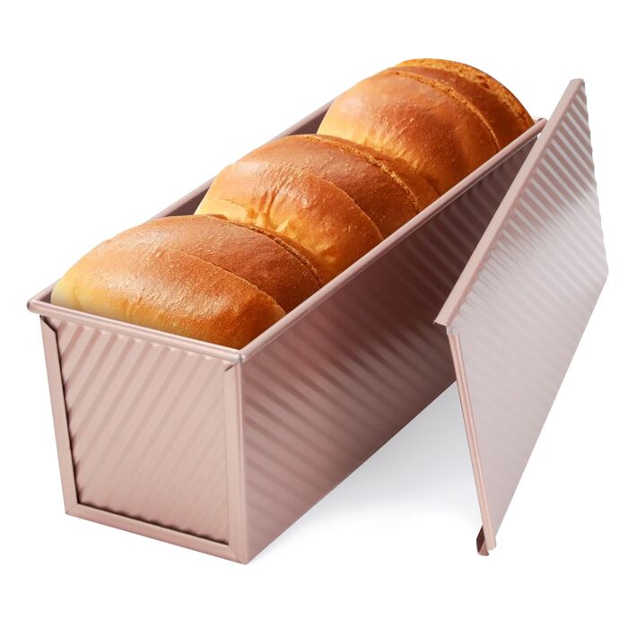 Форми для випічки хліба VINATO 2 шт. з кришками (21x12x11.7 см + 19x9.5x8 см) для хліба, тіста та випічки