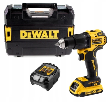 Акумуляторний шуруповерт DeWalt 18V 2,0Ah безщітковий 65Nm у кейсі