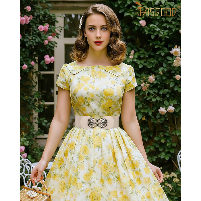 Жіночий широкий еластичний пояс JasGood (4 шт.): шкіряний стрейч для суконь, чорний, коричневий, сірий, бежевий, розмір 71-87 см